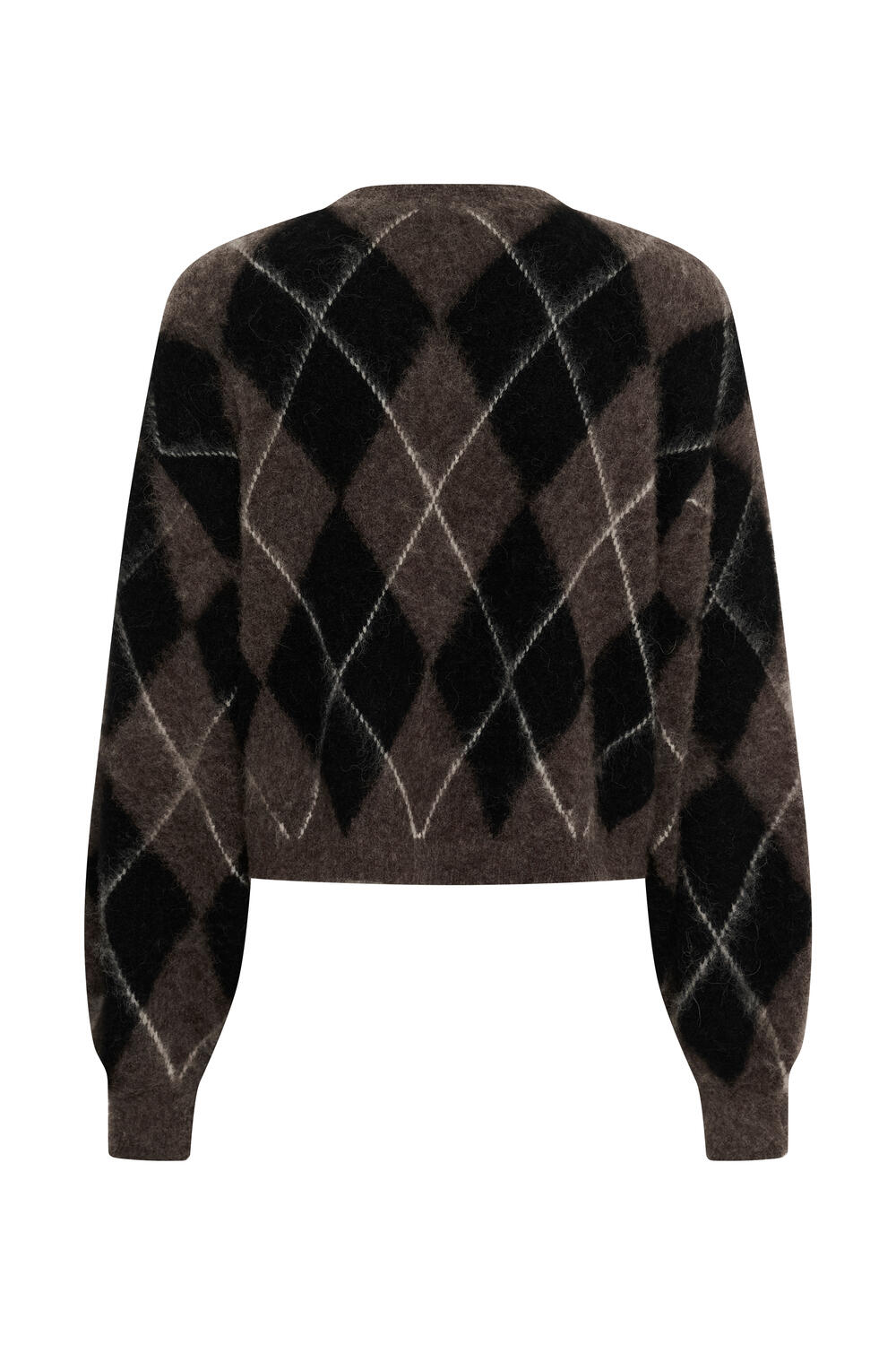 GZsida multi cardigan - Black/Chestnut/Ivory